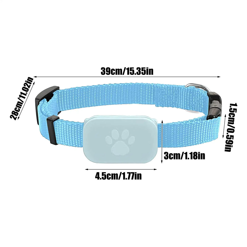 Cat Tracking GPS Collar for Pet Kitten Safety Protection Long-Lasting Battery Pet Cat  Global Locator for Medium Large Puppy