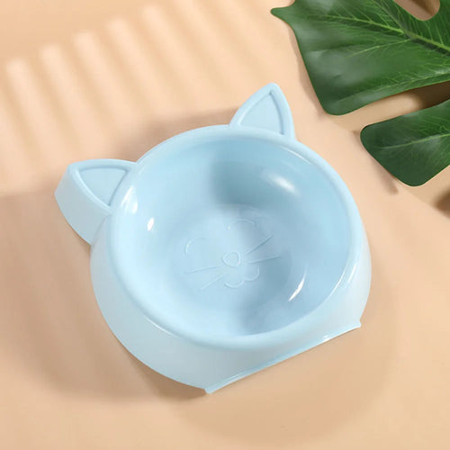 Colorful Pet Bowls for Cats & Dogs - Candy-Colored Food/Water Dishes, Non-Slip Pet Feeding Bowls, Durable Plastic