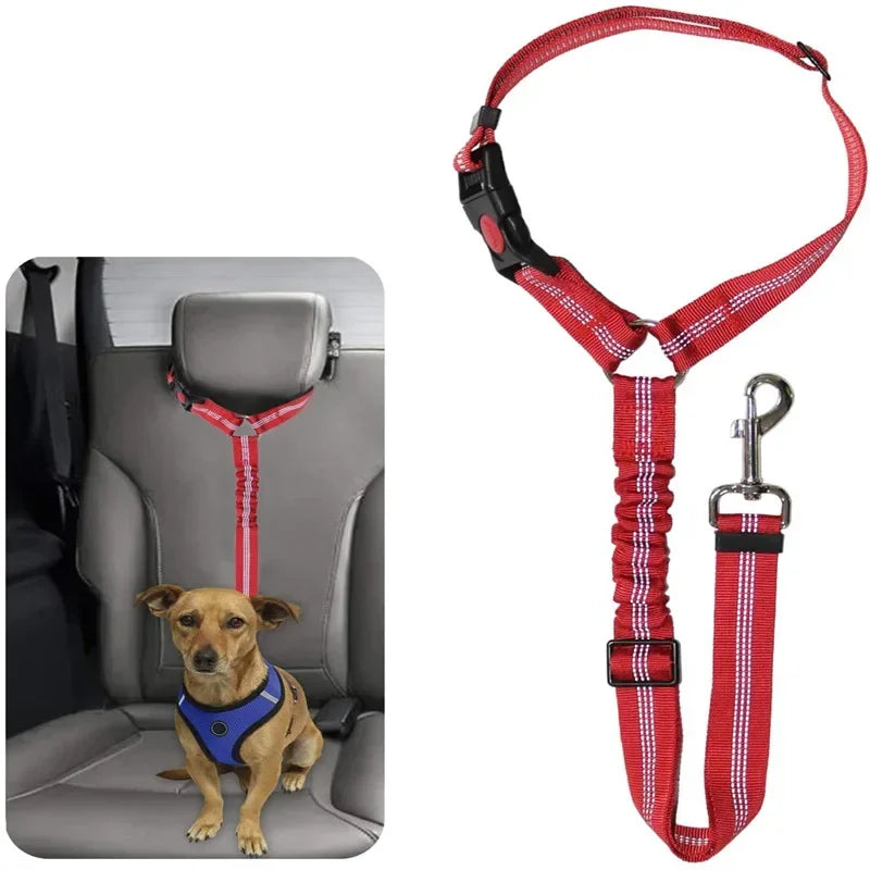 Adjustable Pet Safety Belts For Hot Dogs And Cats: Keep Your Pet Safe On The Road! Make Companionship Safer.