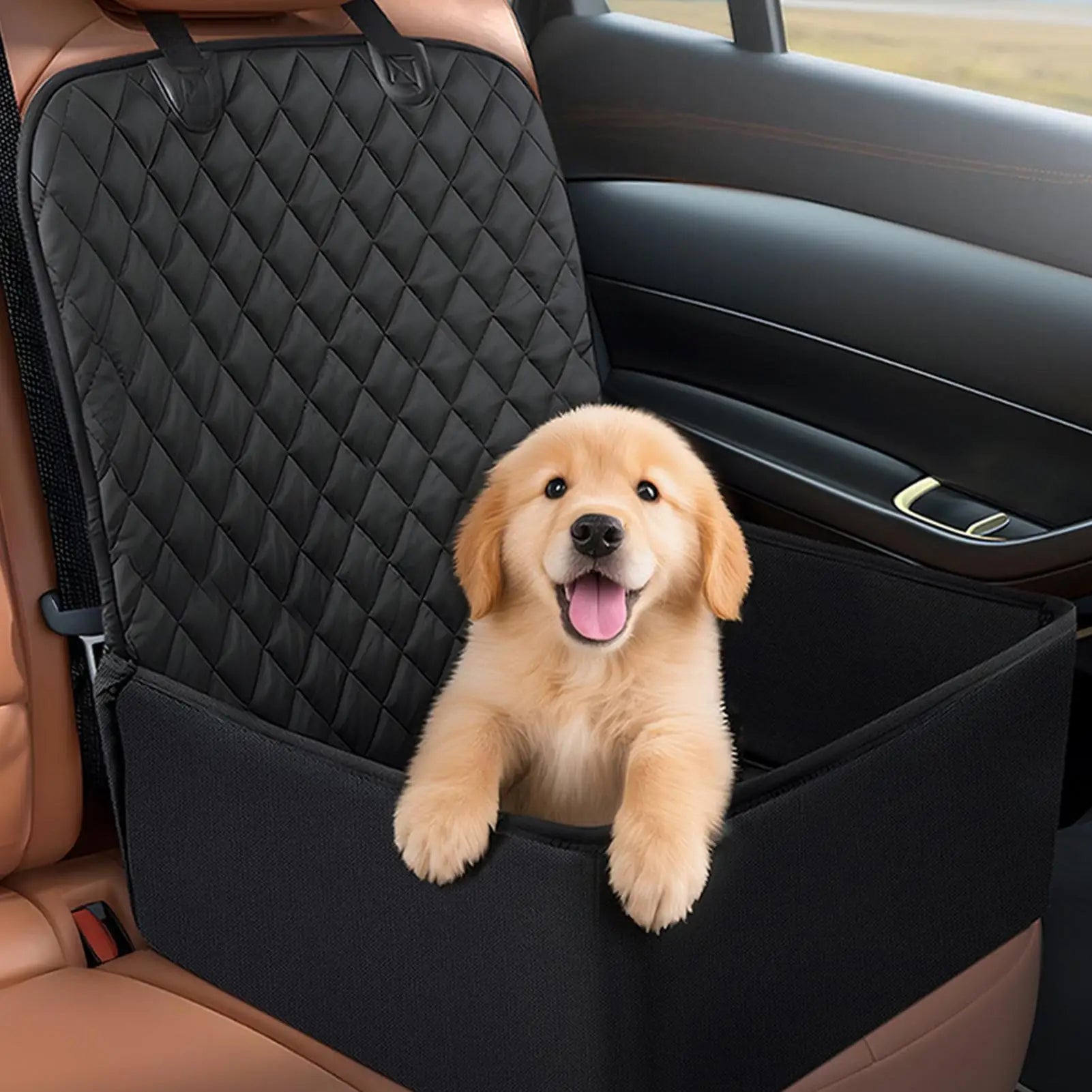 Pet safety car seat cushion, large size, waterproof and stain-resistant, suitable for cats and dogs, suitable for all seasons