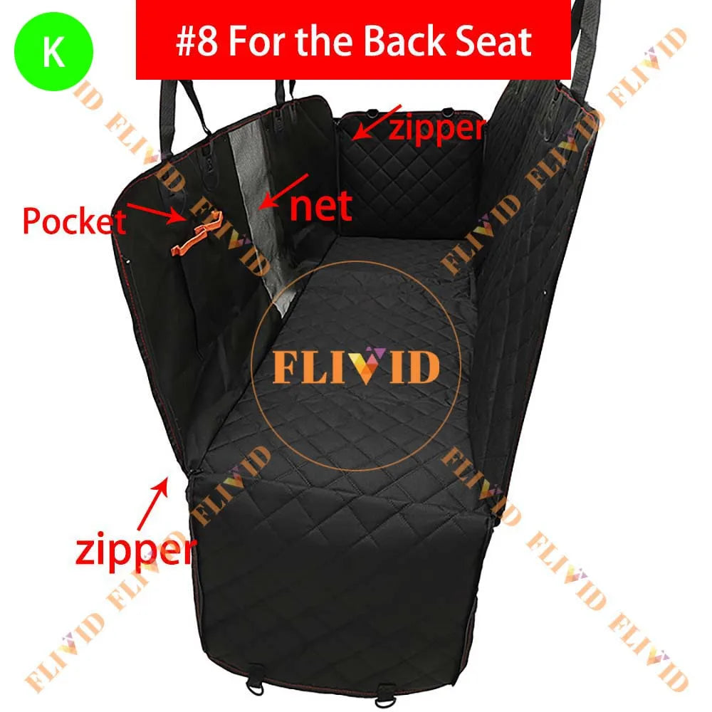 Pet Waterproof Pad Protector Mat Nonslip Universal Safety Carrier For Outing Dogs Car Dog Seat Cover for Back Seat