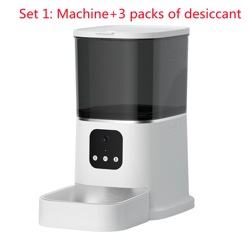 Smart Auto Pet Feeder | WiFi Control, Camera & Voice Recorder