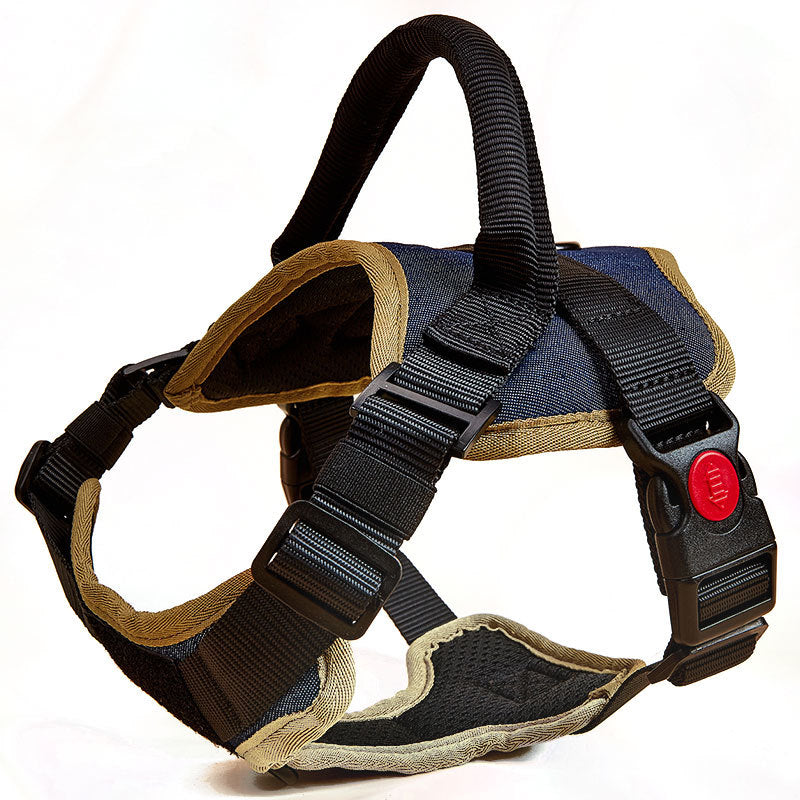 No-pull dog harness reflective - escape-proof adjustable front clip harness