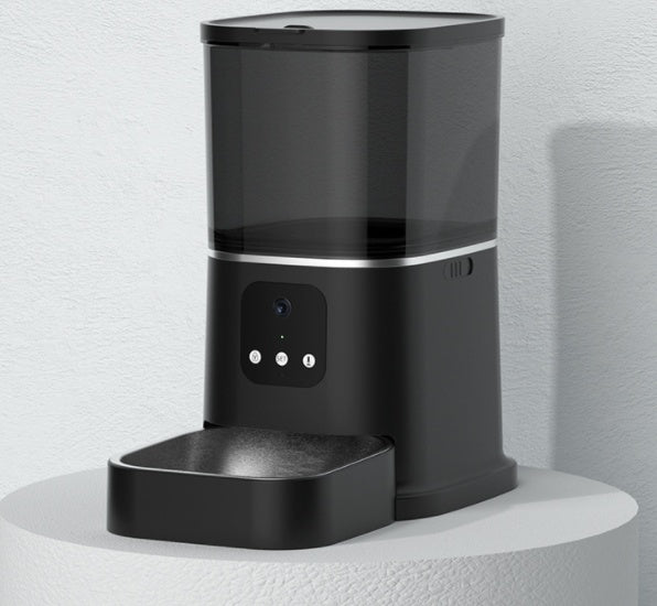 Smart Auto Pet Feeder | WiFi Control, Camera & Voice Recorder
