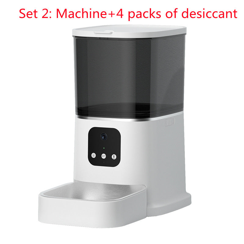 Smart Auto Pet Feeder | WiFi Control, Camera & Voice Recorder